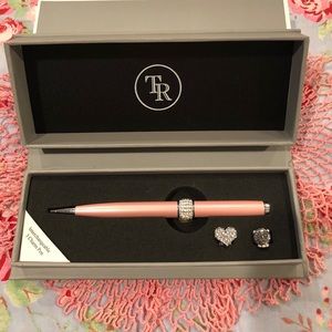“ Laura “ engraved pink interchangeable charm pen